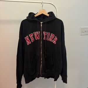 Brandy Melville Zip-Up Hoodie